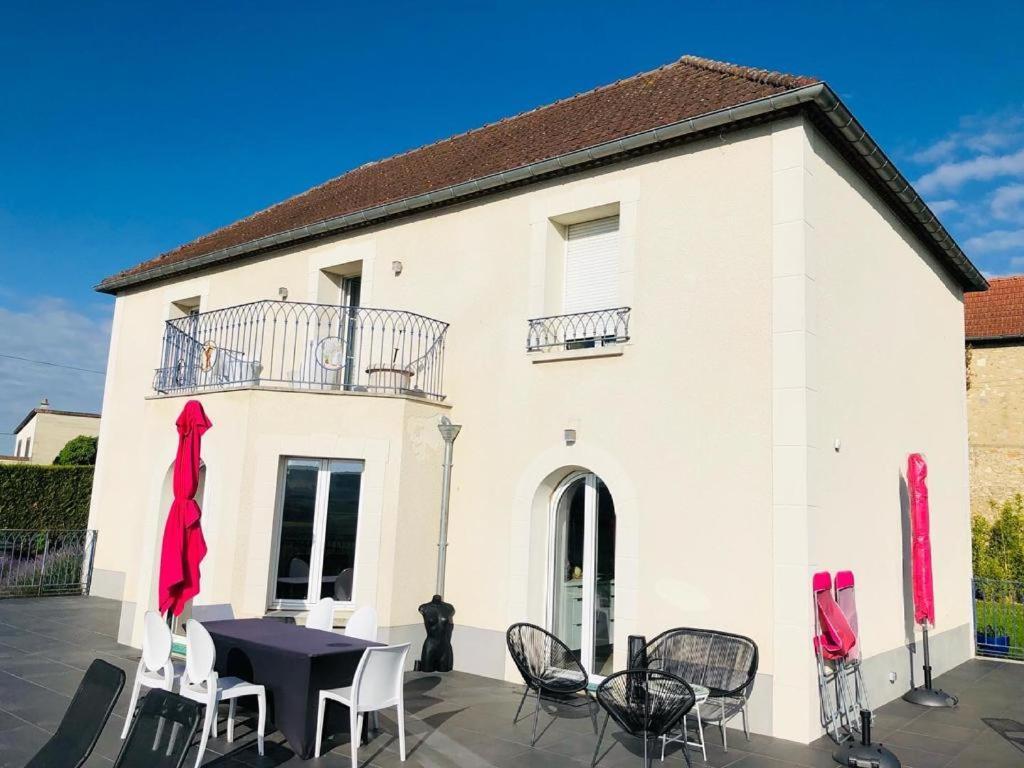 Fleury-la-Riviere Floressens En Champagne Terrasse Privative Sur Le Vignobleヴィラ エクステリア 写真